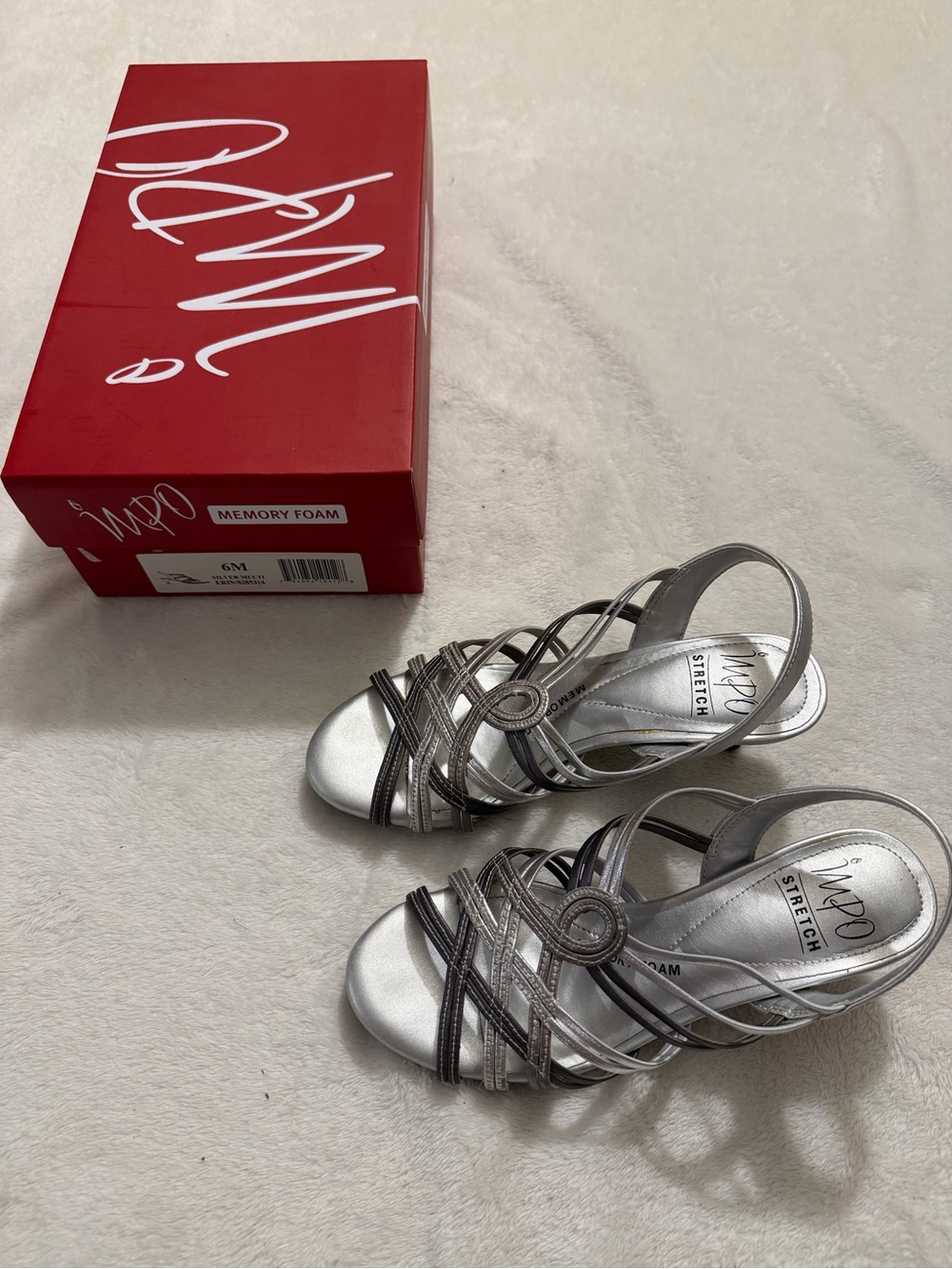 IMPO Silver Erin Dress Shoes